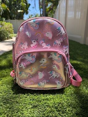 Girls' Pink Unicorn Mini Backpack - Kids Accessories